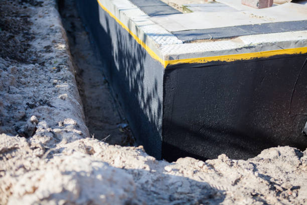 Residential Waterproofing installation at a Veedersburg, IN home by SJ Waterproofing Pros